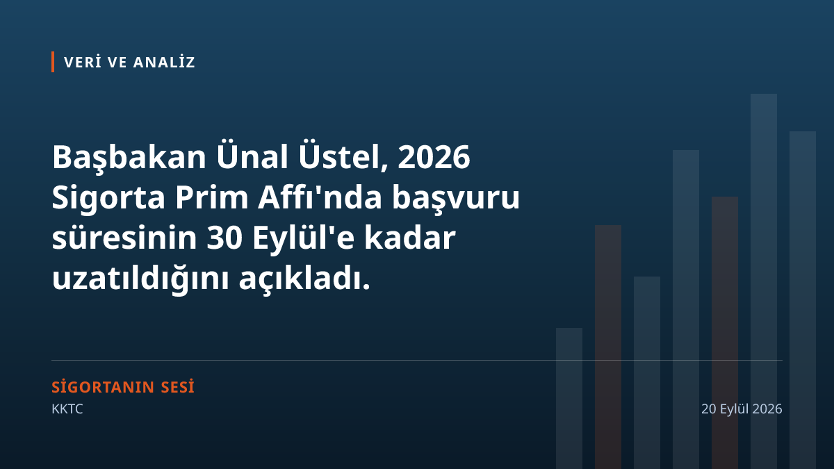 Prim affında süre 30 Eylül'e uzatıldı: son ödeme 23 Ekim